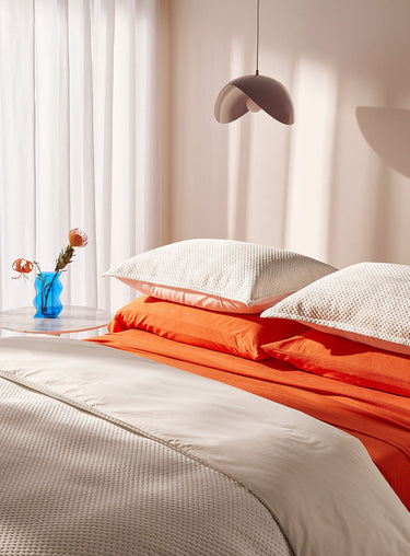 Embossed velvet duvet cover set